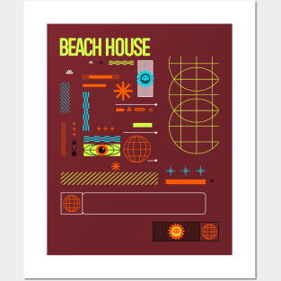 Beach House // Full Color Posters and Art